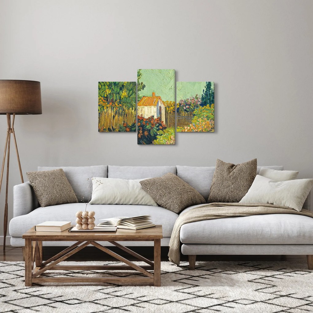Kép - Imitator of Vincent van Gogh, Landscape, reprodukciók (90x60 cm)