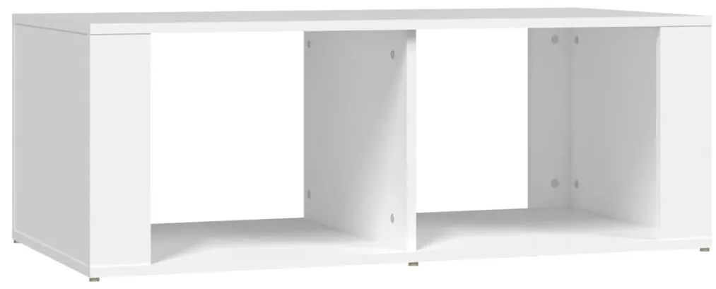 Fehér szerelt fa dohányzóasztal 100 x 50 x 36 cm