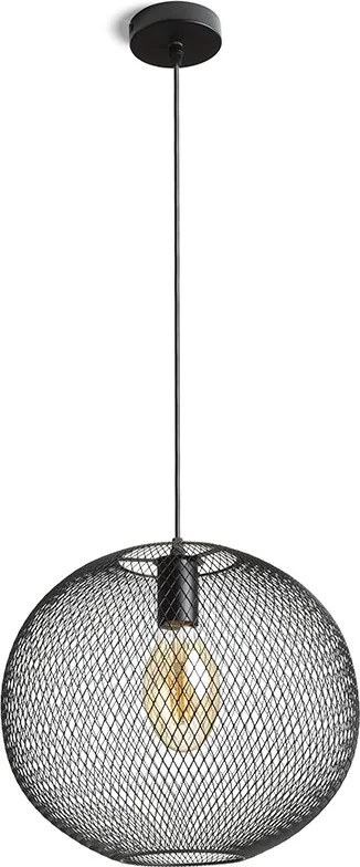 RENDL R14106 COSIR Vintage Függesztett Lámpa Fekete IP20