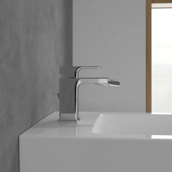 Villeroy & Boch TVB11200100061 - Bidé csaptelep + leeresztő SUBWAY fényes króm