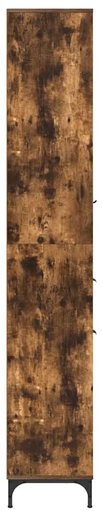 Fürdőszobai magas szekrény Füstölt tölgy 31.5 x 33 x 190 cm