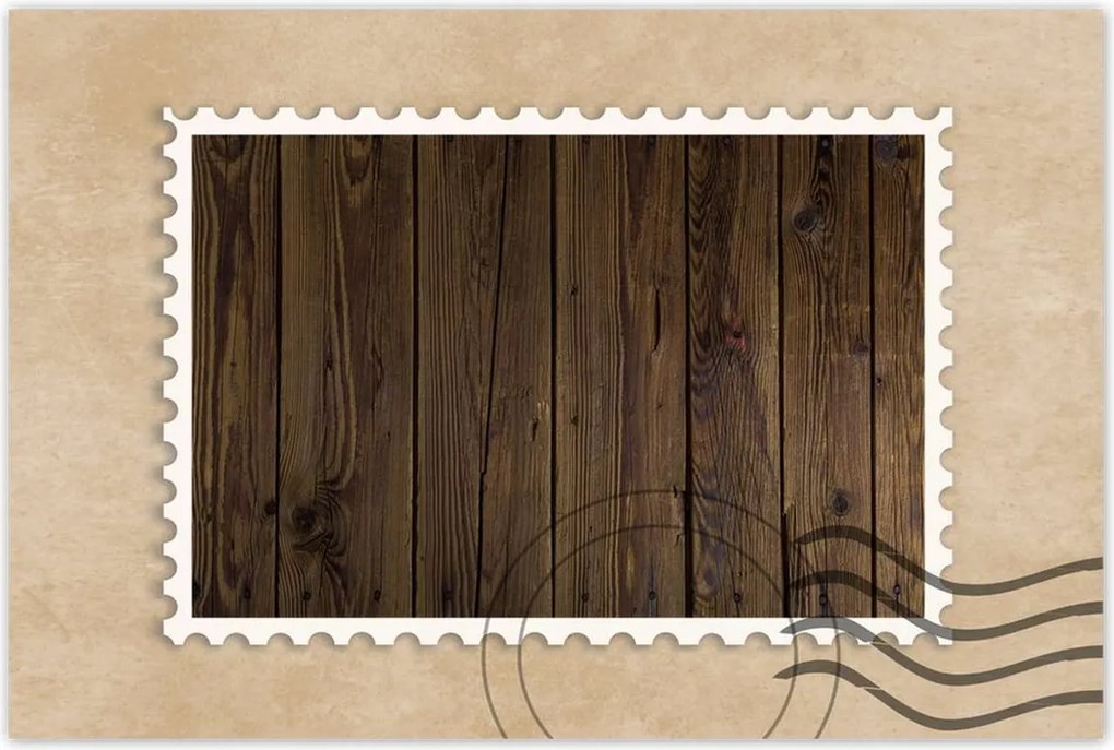 Poszterek 60x40 Deszka Fa minta