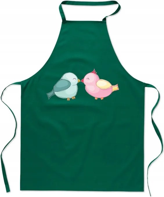 Konyhai Kötény Valentin Nap Aranyos Madarak Szuper Ajándék Szerelem