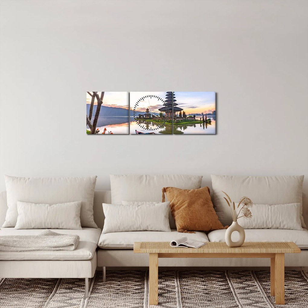 Kép - Shaivite templom (órával) (90x30 cm)