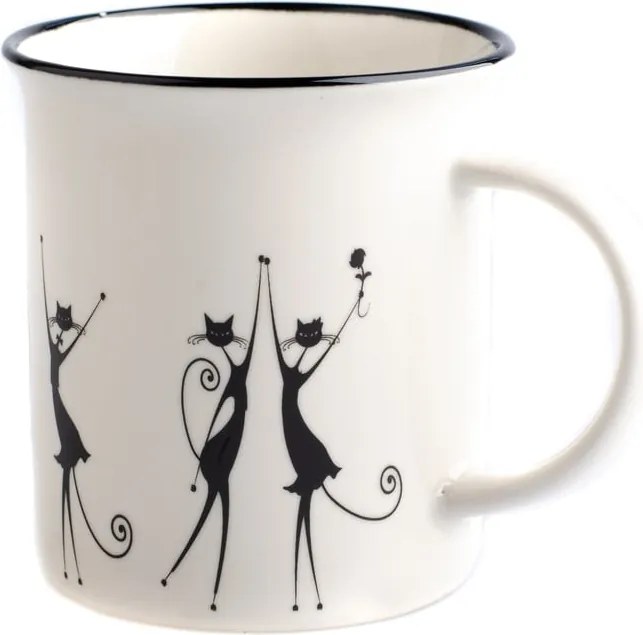 Cats Kristy porcelán bögre, 310 ml - Dakls