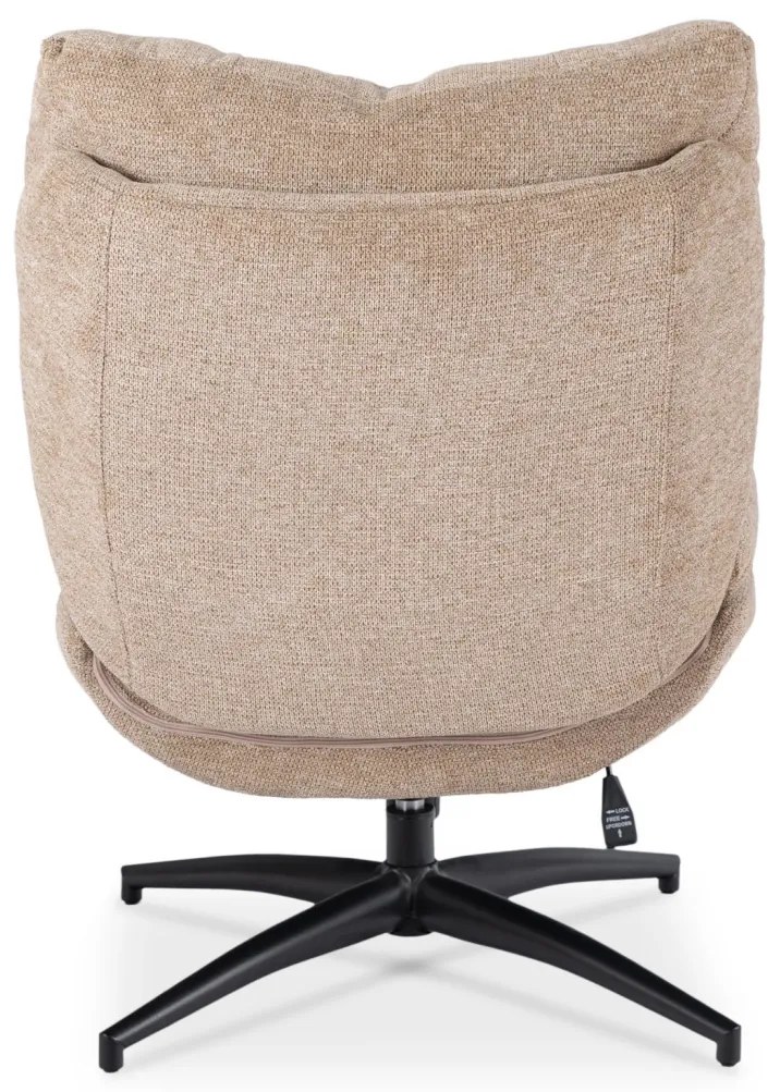 Forgó Relaxfotel Lábtartóval Bézs Színben. FREMONT