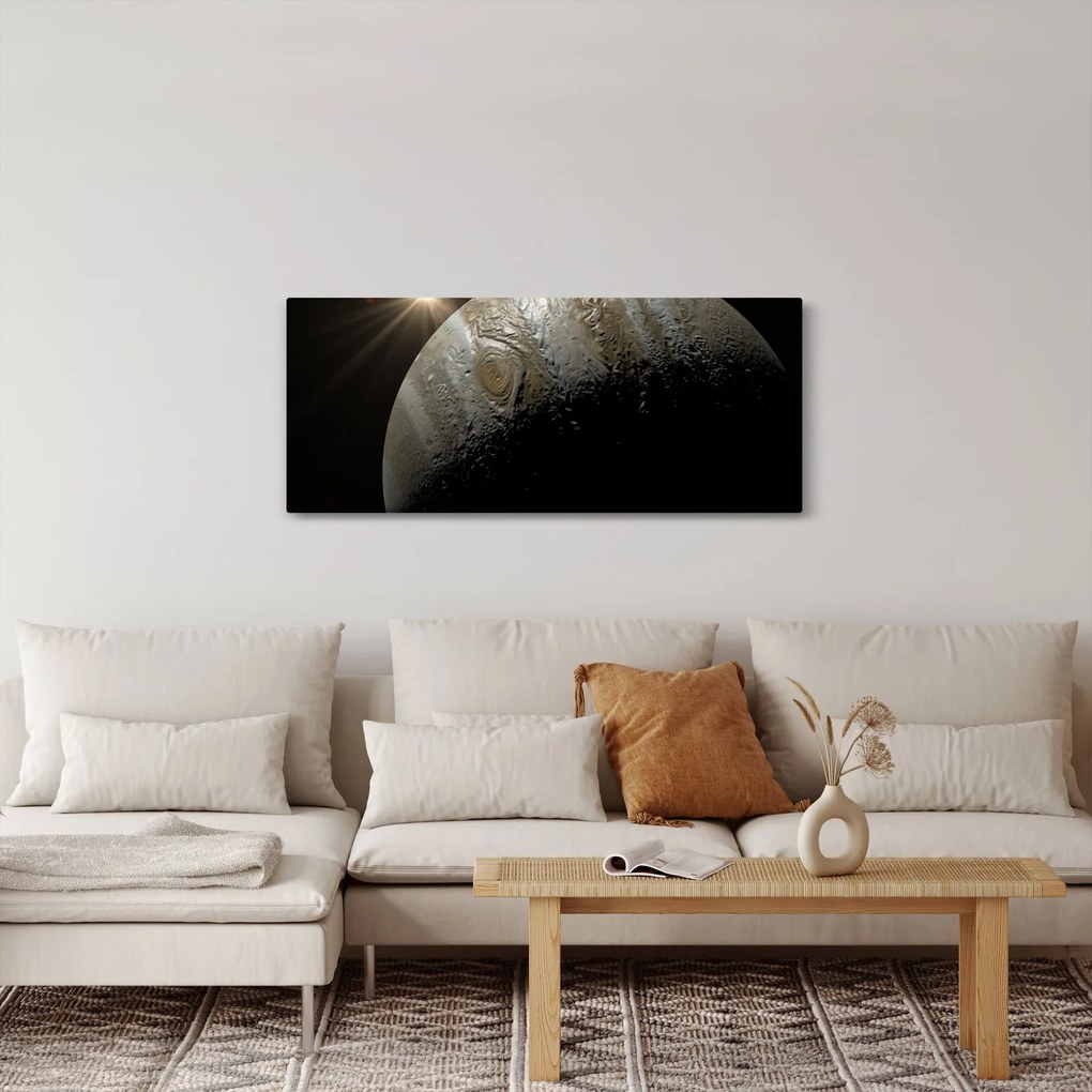 Egy bolygó képe az űrben (120x50 cm)
