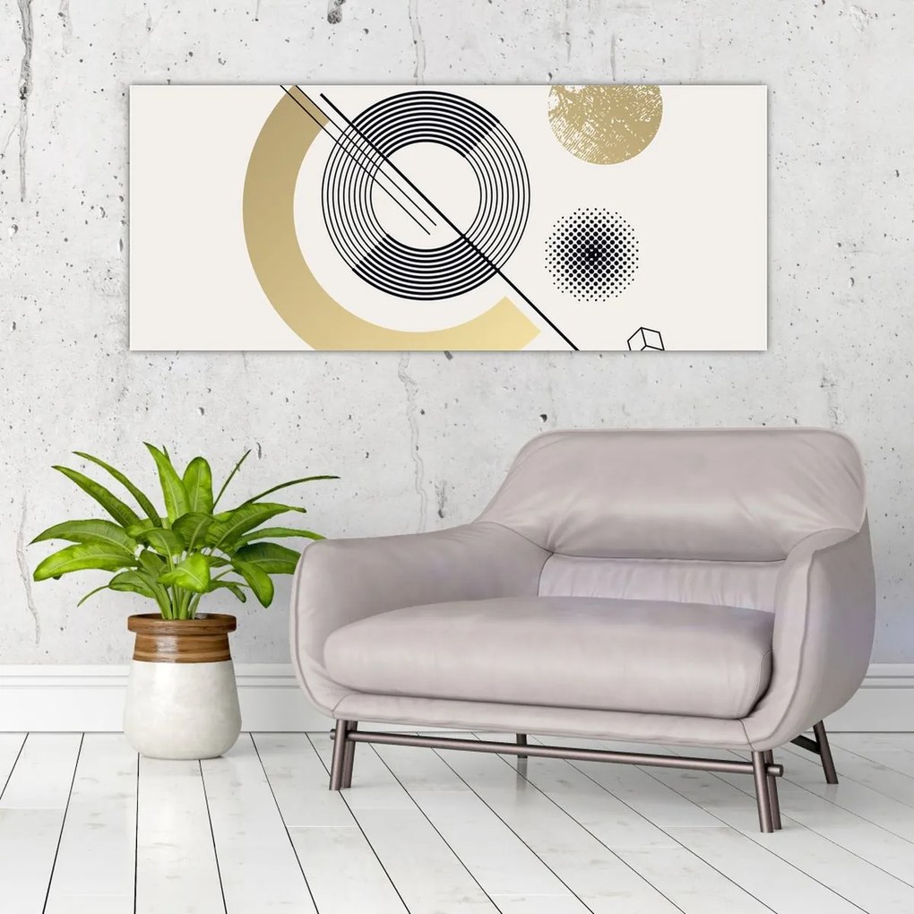 Kép - Geometriai formák N⁰2 (120x50 cm)