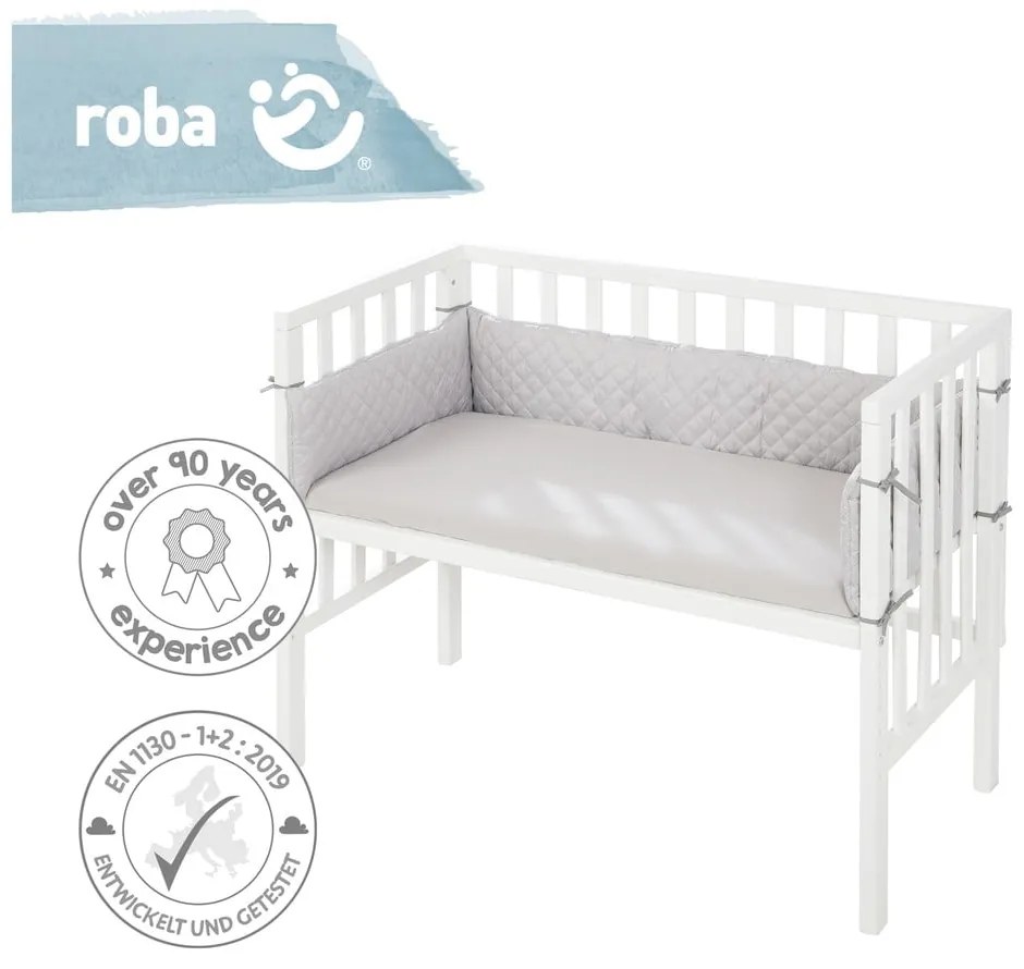 Fehér babaágy 90x45 cm – Roba