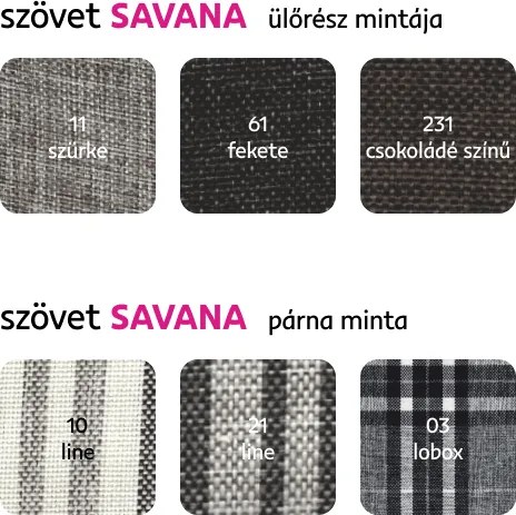 Sarokülőgarnitúra készlet, szürke melír /párnák minta, bal, MEXX NEW