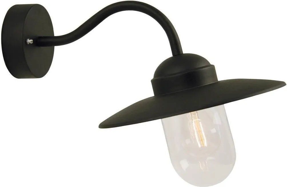 NORDLUX 22671003 LUXERAMBOURG Klasszikus Kültéri Fali Lámpa Fekete E27 IP54