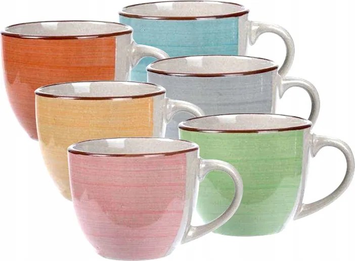 Kerámia csésze szett 6 db 90ml Kávé Ajándék Dobozban