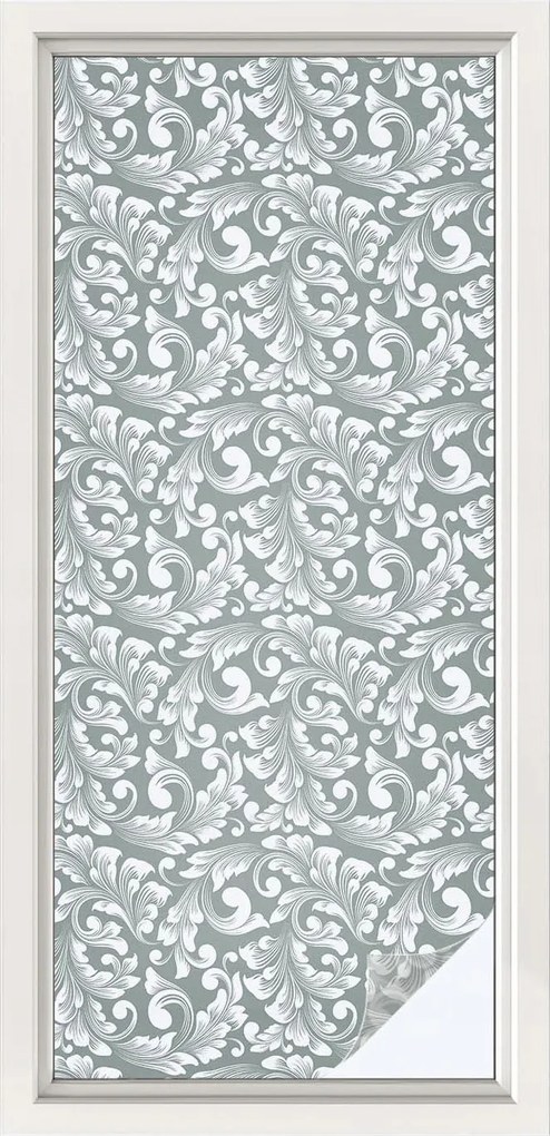 Öntapadós Ablakfólia Adatvédelem Leveles elegancia 50x116