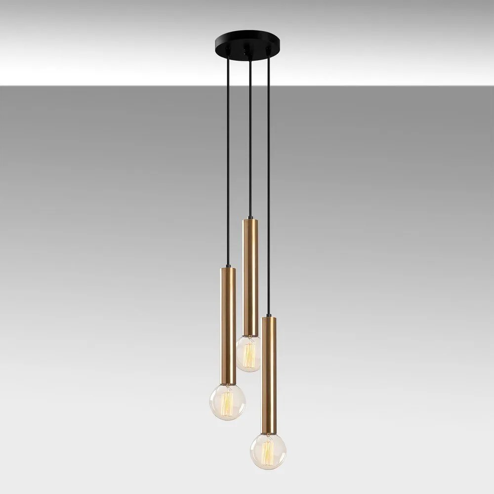 Aranyszínű függőlámpa ø 22 cm Tempo – Opviq lights