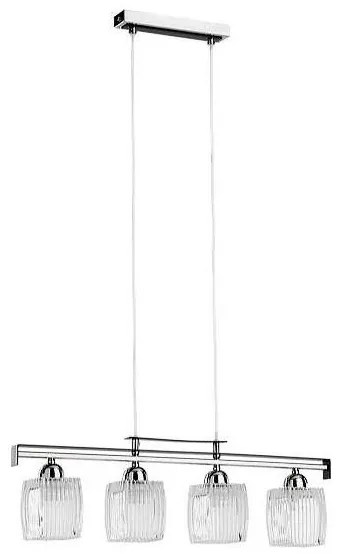 Kábeles csillár ALMA 4xE14/10W/230V fényes króm