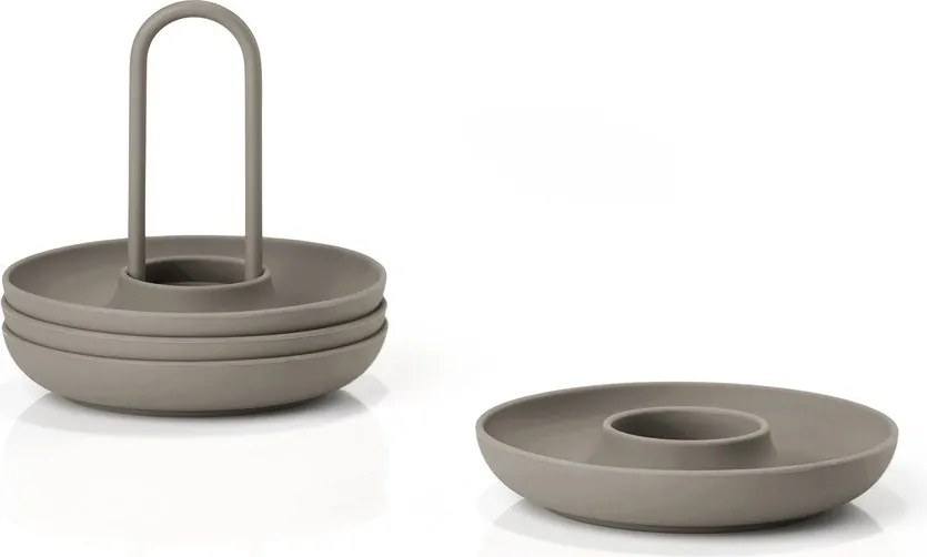 Fém lágytojás tartó szett 4 db-os Singles – Zone