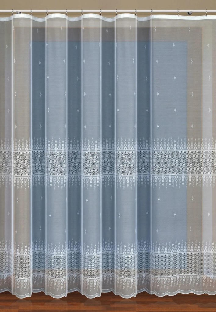 Mg Függöny 35085 Fehér 500x250 kész Bt lengyel M