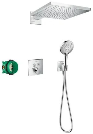 Zuhanyrendszer Hansgrohe Raindance E termosztatikus csapteleppel króm 27952000