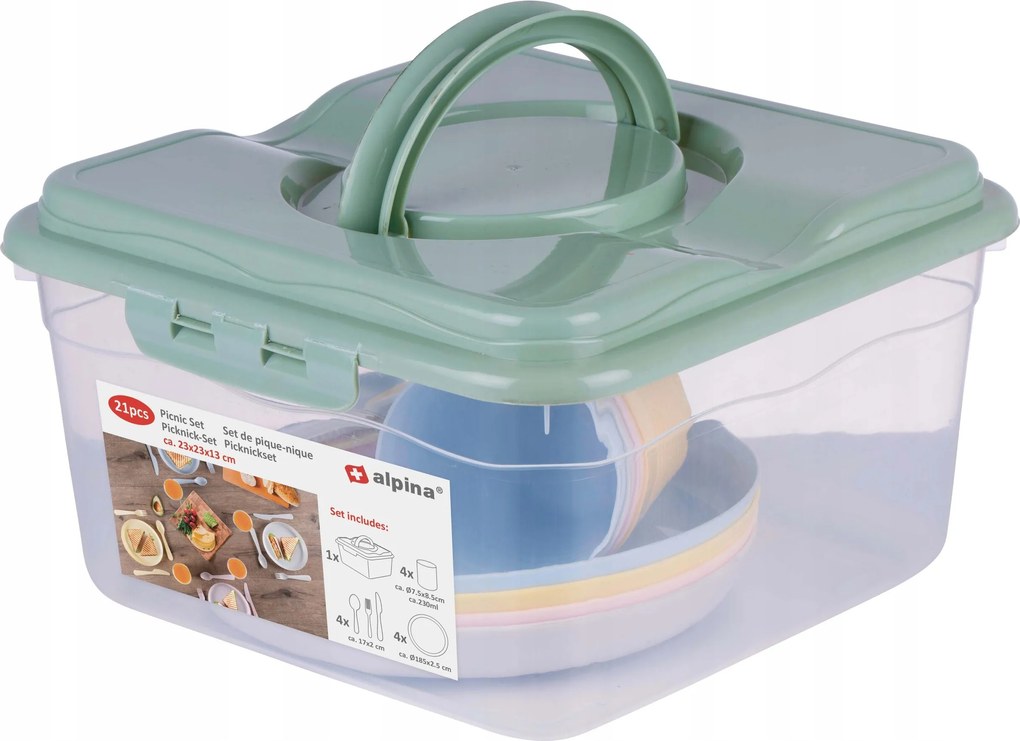 Piknik szett Alpina E9469 (21 részes)