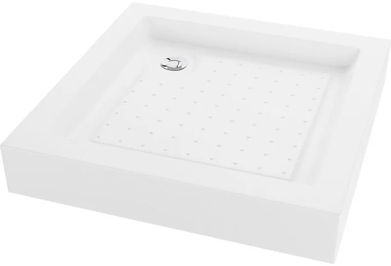 Mexen Rio 80 x 80 cm-es négyzet alakú zuhanytálca, fehér - 45108080