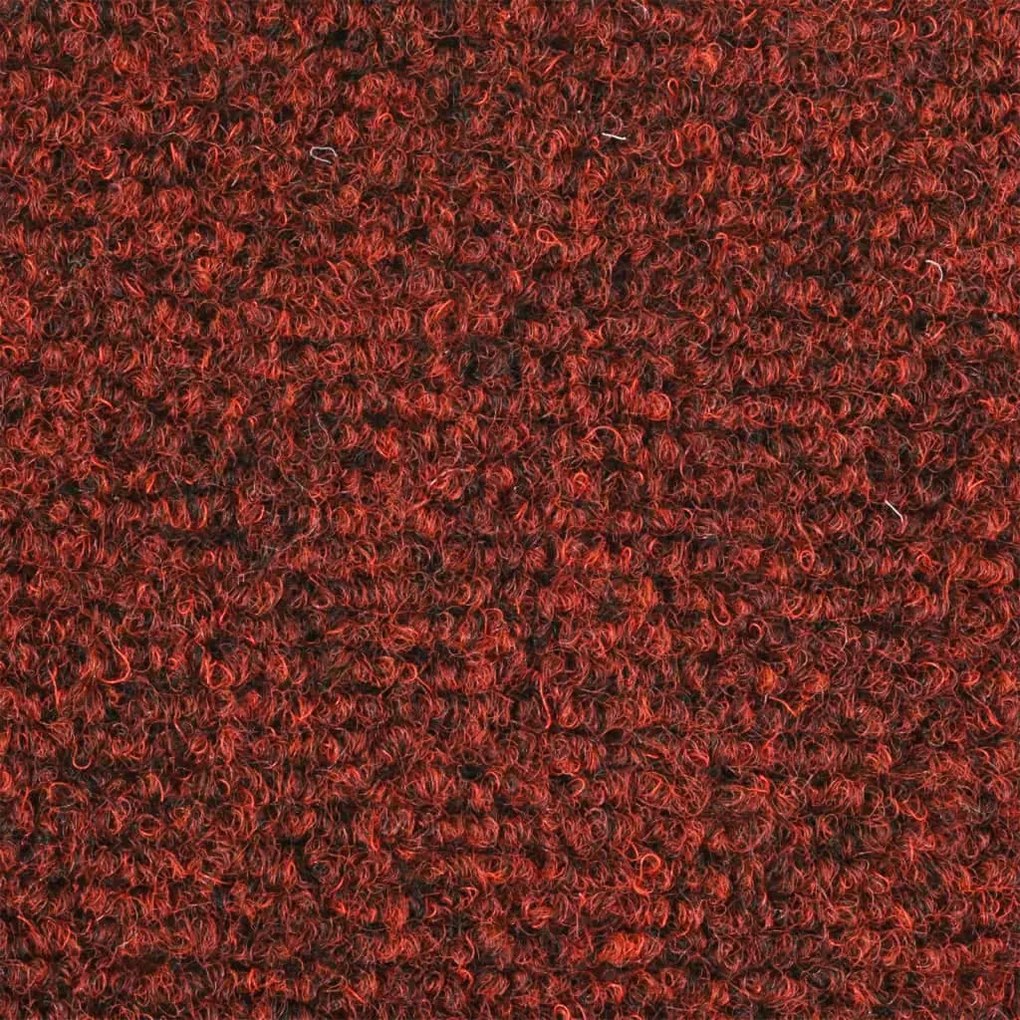 15 db piros öntapadós lépcsőszőnyeg 65x21x4 cm