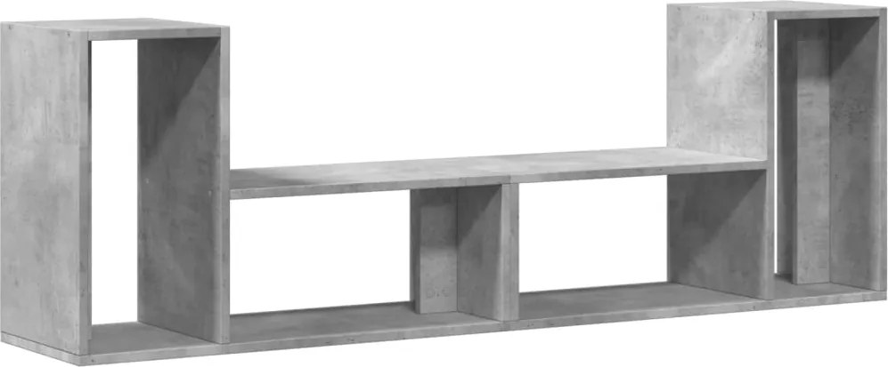 vidaXL 2 db betonszürke szerelt fa TV-szekrény 75 x 30 x 50 cm