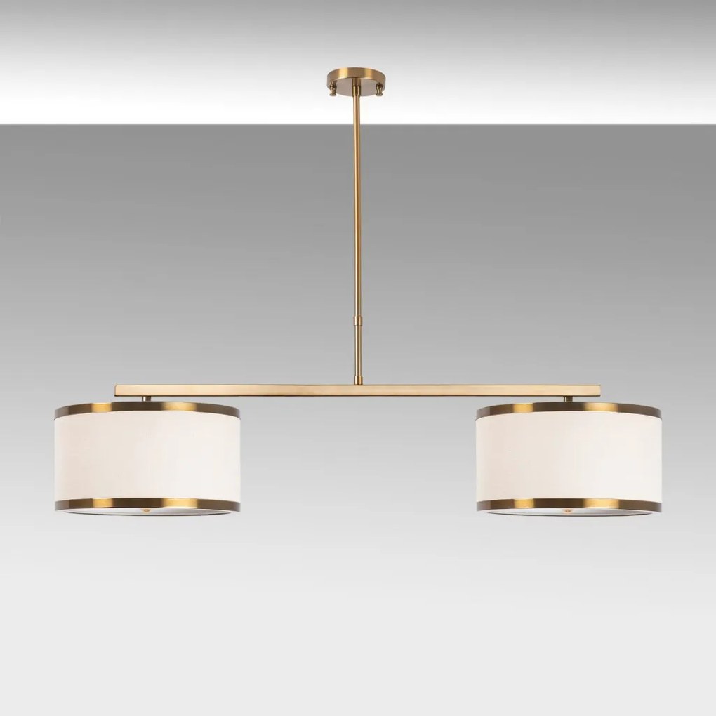 Way 11620 vintage fém függőlámpa, 100 x 30 cm, 2 izzós