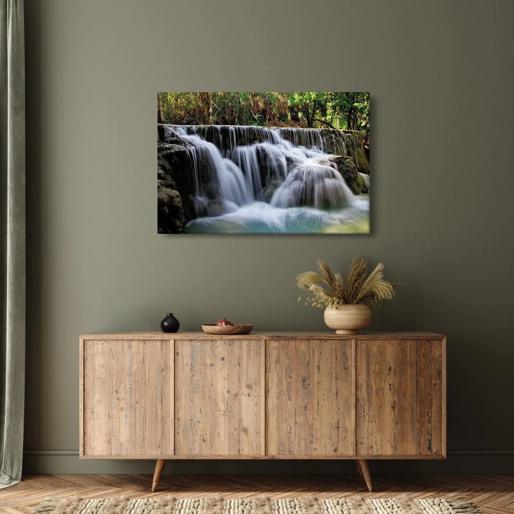 Kép - Vízesések kaszkádjai (90x60 cm)