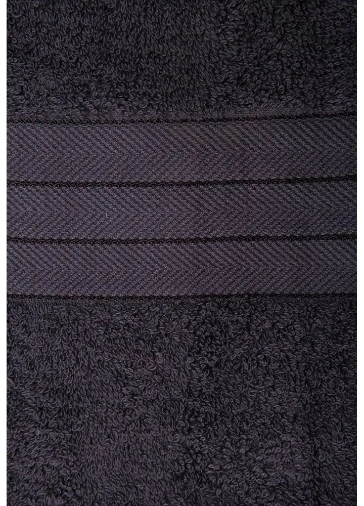 Antracitszürke frottír pamut törölköző szett 4 db-os 50x100 cm – Good Morning