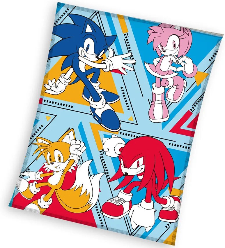 Carbotex Gyermek takaró Ježek Sonic Original , 130x 170 cm
