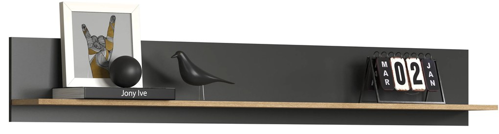 Fali polc Esferas (grafit + evoke tölgy) . 1116826