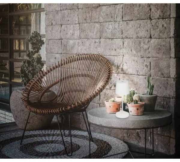 Briloner 7423016 - LED tölthető asztali lámpa, 2,6W, 5V, IP44, fehér