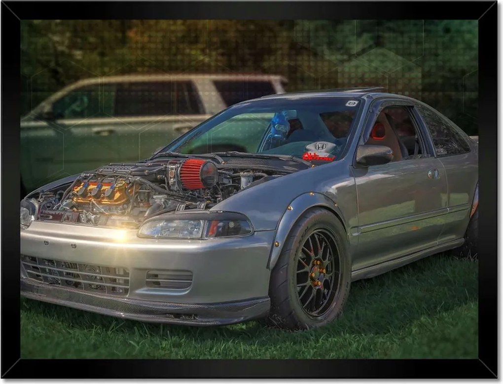 Poszterek keretben 40x30 Egyedi autó