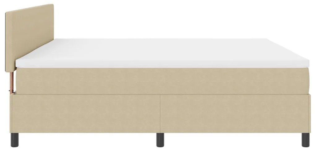 Box Spring Ágy Matrachoz Világos Zöld Szürke 200x200 cm Kordbársony