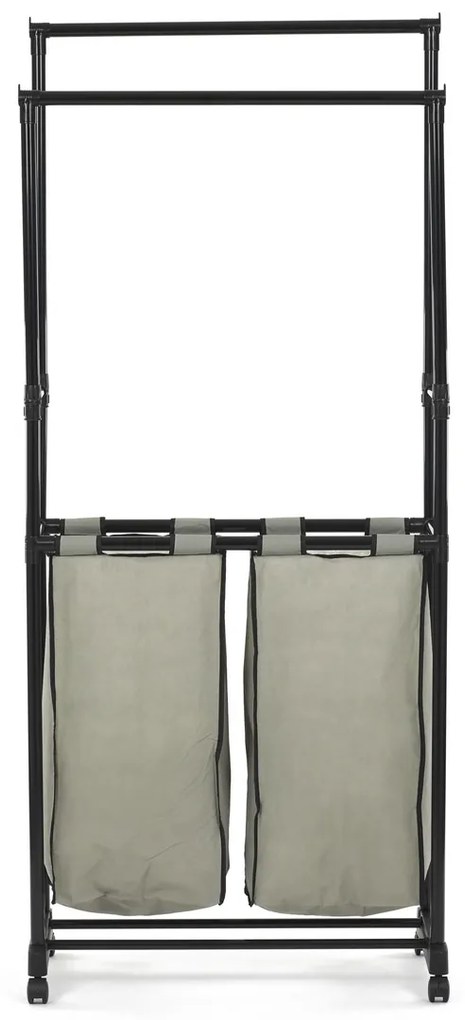 Tárolóállvány GD-176 BK, műanyag, fekete