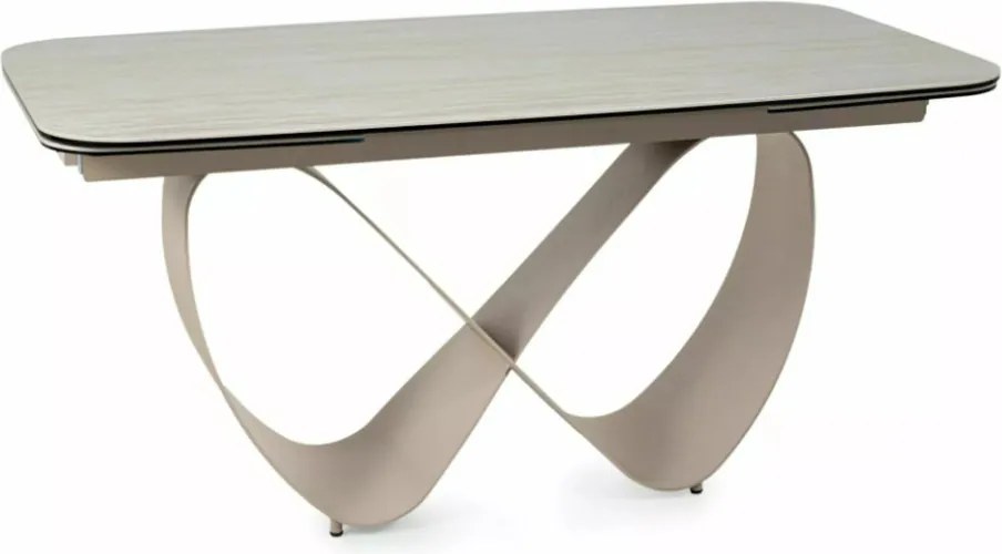 Infinity bővíthető étkezőasztal kerámia bézs/kasmír 160-240 cm