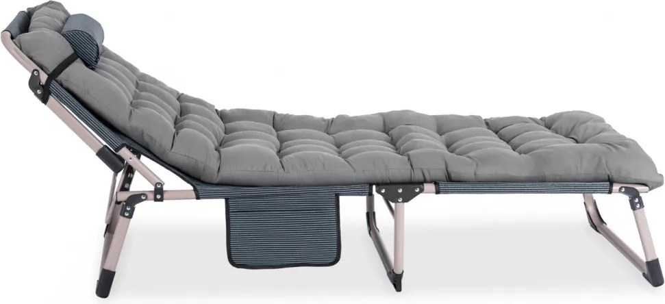 Kerti napozóágy szürke színben – SATURN
