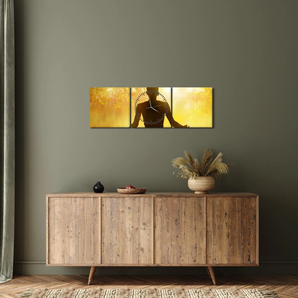 Kép - Meditáció (órával) (90x30 cm)