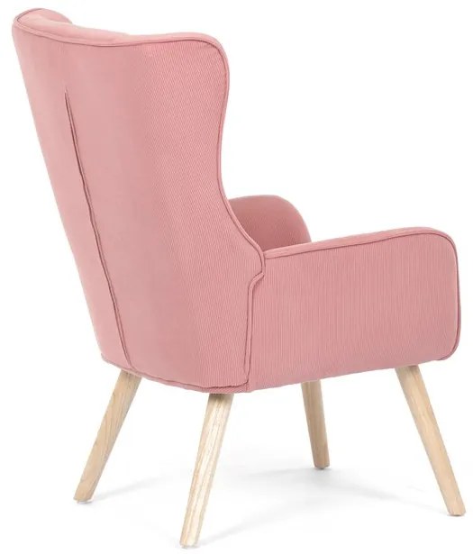 Rózsaszín Kordbársony U-Fotel. AK-314 PINK2