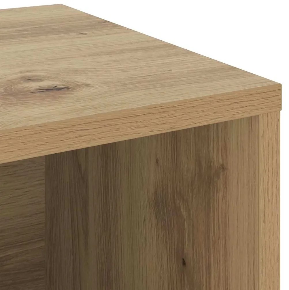 Cipőpad polcokkal kézműves tölgy 103 x 30 x 54.5 cm Faanyag