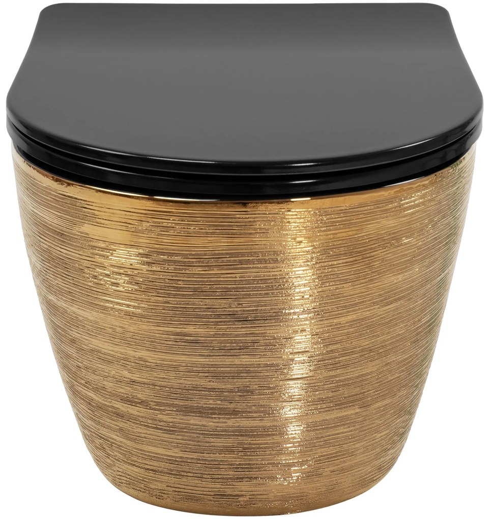 WC csésze Carlo Flat Brush Gold