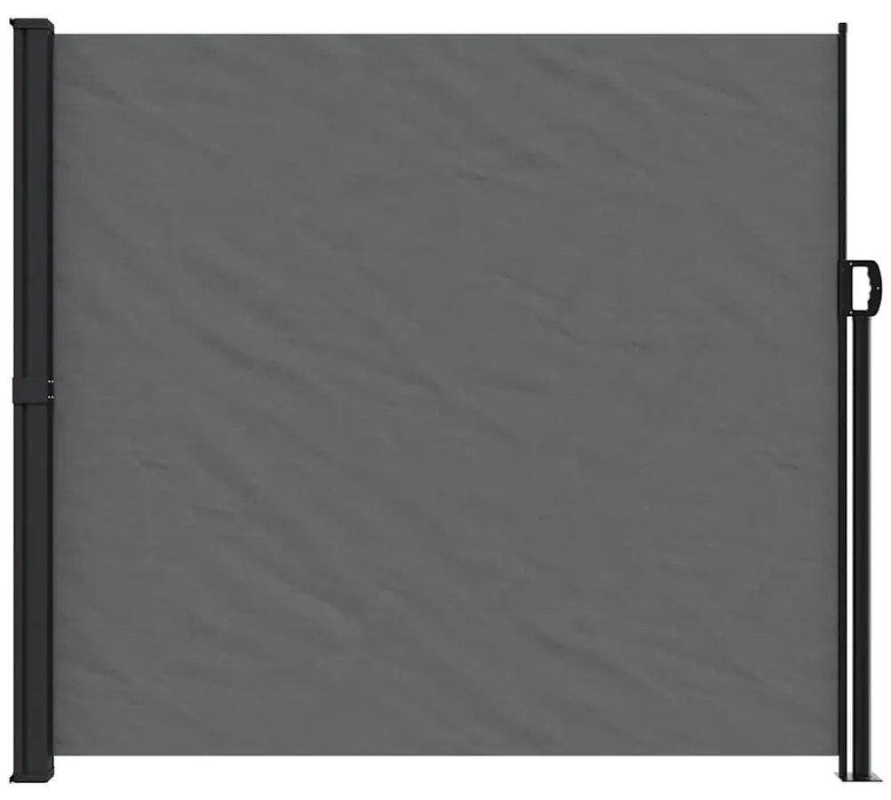 antracitszürke behúzható oldalsó napellenző 180 x 300 cm