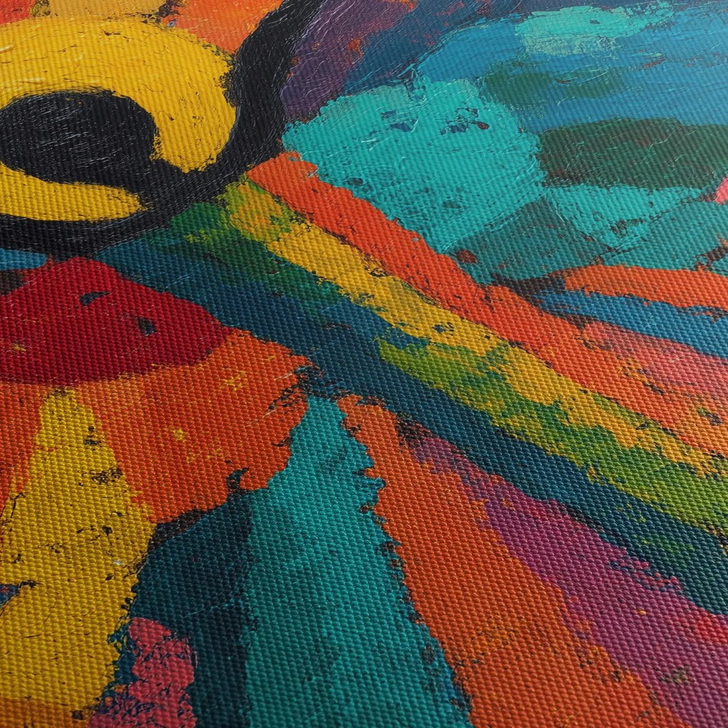 Kép - Festett angyal (órával) (90x30 cm)