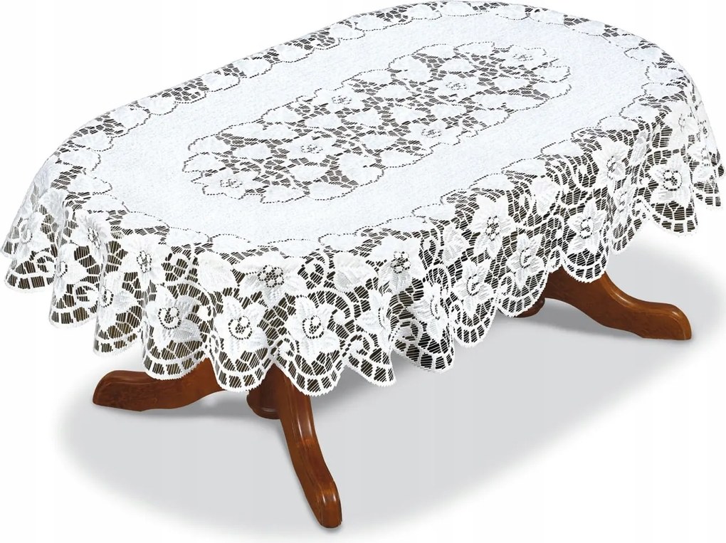 Abrosz minta 22194 120x160cm ovális k. fehér Hímzés S.a.