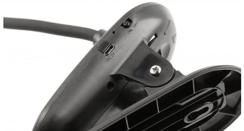 Lámpa Asztali RINGO, 4W, 200lm.DC5V, 1A, 3000K-6000K, 3-CCT, bat.1200 mAh, Ra>80, fényerő-szabályozás, fekete