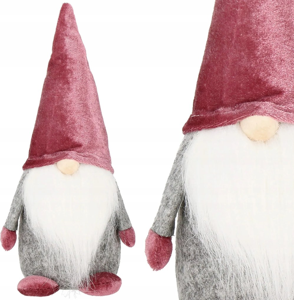 Törpe Manó Álló Karácsonyi Magas Sapka Figura Dekoráció