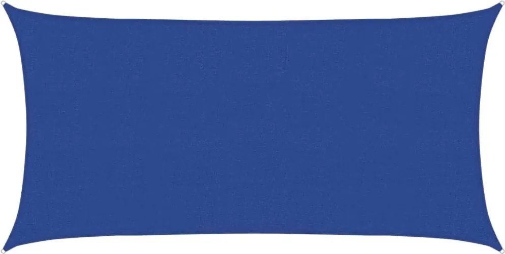 vidaXL kék HDPE napvitorla 160 g/m² 2 x 3,5 m
