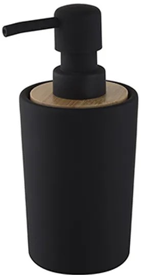 BISK Erga Plain, álló szappanadagoló, fekete matt-barna, ERG-06572