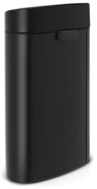 Matt fekete acél érintésre nyíló szemetes 40 l Touch Bin – Brabantia