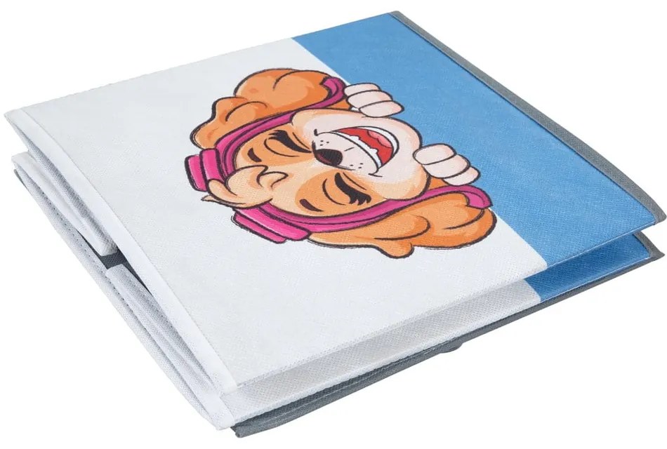 Textil játéktároló doboz szett 2 db-os 27x27x27 cm Paw Patrol – Roba